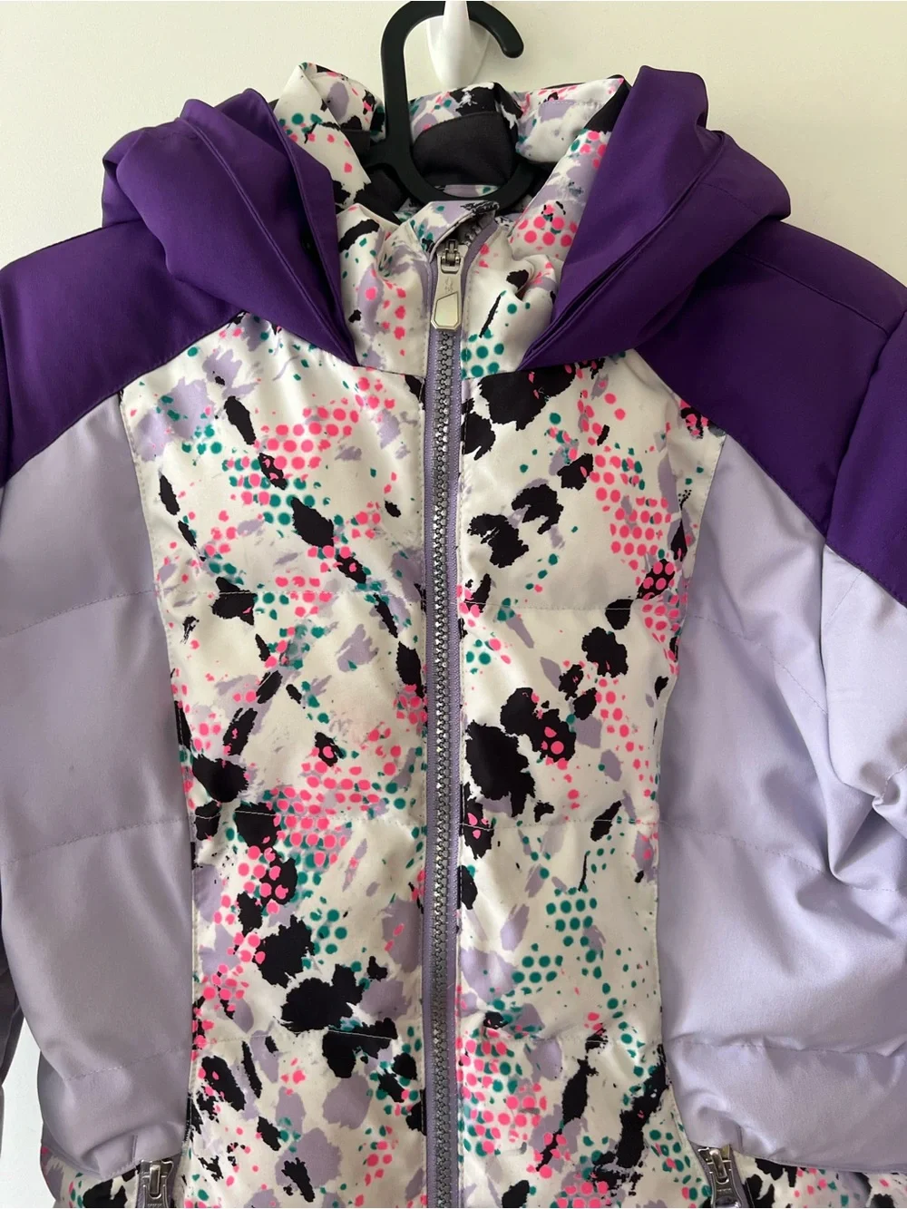 Spyder Atlas Synthetic Down Ski Jacket Purple Size 10
